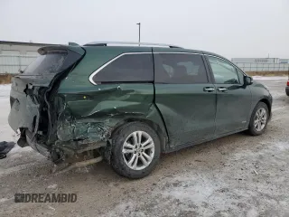 2021 Toyota Sienna Limited with VIN 5TDESKFC1MS033878, listed as a Copart auction lot 42054605 with 64,821 mi miles and Salvage Title. Bid and sale history available at DreamBid. Image 3.
