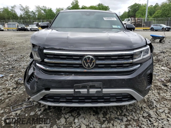 2021 Volkswagen Atlas SEL with VIN 1V2BE2CA7MC213069, listed as a Copart auction lot 55888815 with 45,712 mi miles and Salvage title. Bid and sale history available at DreamBid. Image 5.