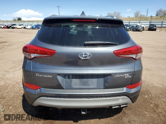 2017 Hyundai Tucson Sport with VIN KM8J3CA25HU310531, listed as a Copart auction lot 51484795 with 102,607 mi miles and Salvage Title. Bid and sale history available at DreamBid. Image 6.