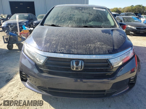 2022 Honda Odyssey Touring with VIN 5FNRL6H82NB039189, listed as a Copart auction lot 48883375 with 63,770 mi miles and Salvage Title. Bid and sale history available at DreamBid. Image 5.