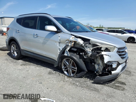 2017 Hyundai Santa Fe 2.4L with VIN 5XYZUDLB0HG415521, listed as a Copart auction lot 53700065 with 39,754 mi miles and Salvage title. Bid and sale history available at DreamBid. Image 4.