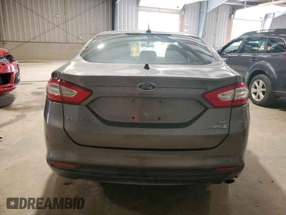 2013 Ford Fusion SE Hybrid with VIN 3FA6P0LU4DR209533, listed as a Copart auction lot 59052725 with 90,424 mi miles and Clean title. Bid and sale history available at DreamBid. Image 6.