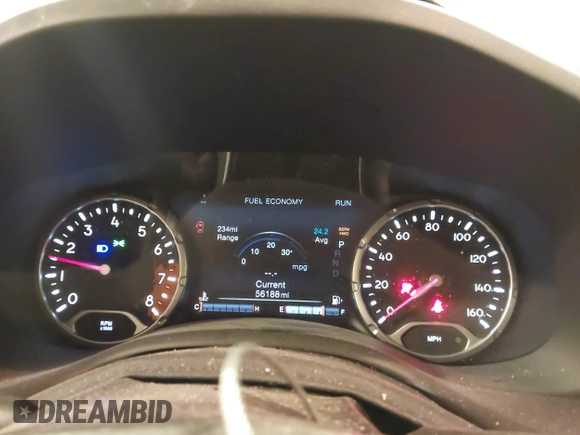 2018 Jeep Renegade Trailhawk with VIN ZACCJBCB0JPJ03169, listed as a IAAI auction lot 41318062 with 56,188 mi miles. Bid and sale history available at carsss.com. Image 7.