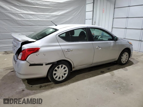 2019 Nissan Versa SV with VIN 3N1CN7AP7KL875992, listed as a Copart auction lot 51019335 with 128,429 mi miles and Salvage title. Bid and sale history available at DreamBid. Image 3.