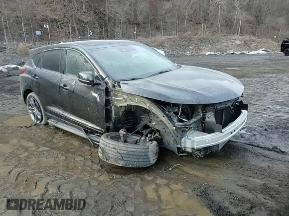 2021 Acura RDX w/A-Spec Package with VIN 5J8TC2H63ML042502, listed as a Copart auction lot 46629475 with 49,432 mi miles and Salvage Title. Bid and sale history available at carsss.com. Image 14.