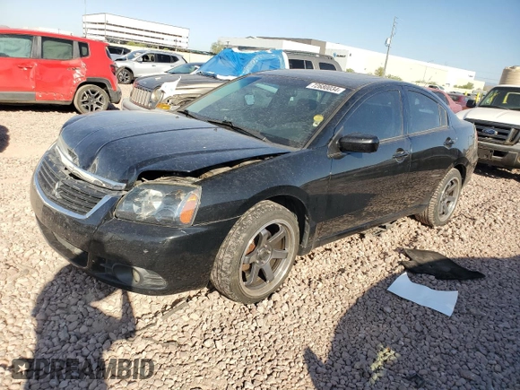2009 Mitsubishi Galant Sport V6 with VIN 4A3AB46S09E024276, listed as a Copart auction lot 72680034 with 166,512 mi miles and Salvage Title. Bid and sale history available at DreamBid. Image 1.