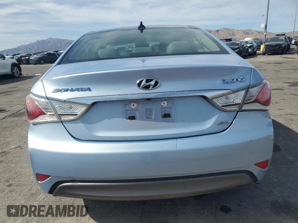 2015 Hyundai Sonata Hybrid Limited with VIN KMHEC4A48FA128958, listed as a Copart auction lot 49995725 with 100,631 mi miles and Salvage Title. Bid and sale history available at carsss.com. Image 6.