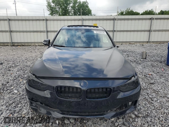 2014 BMW 3 Series 328i with VIN WBA3C1C50EK105938, listed as a Copart auction lot 57499235 with 147,083 mi miles and Salvage title. Bid and sale history available at DreamBid. Image 5.