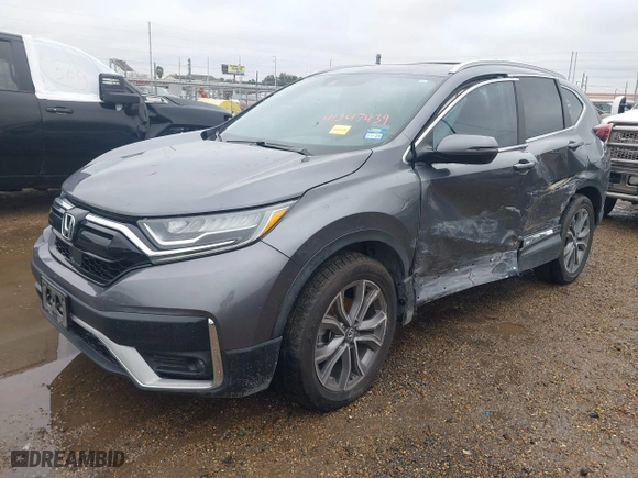 2021 Honda CR-V Touring with VIN 2HKRW2H93MH674995, listed as a IAAI auction lot 41347439 with 58,226 mi miles. Bid and sale history available at carsss.com. Image 17.