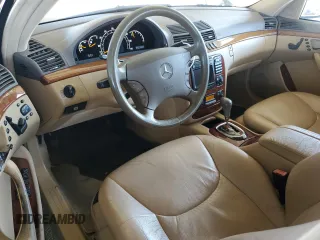 2001 Mercedes-Benz S-Class with VIN WDBNG70J81A180714, listed as a Copart auction lot 46753165 with 194,528 mi miles and Clean Title. Bid and sale history available at carsss.com. Image 8.