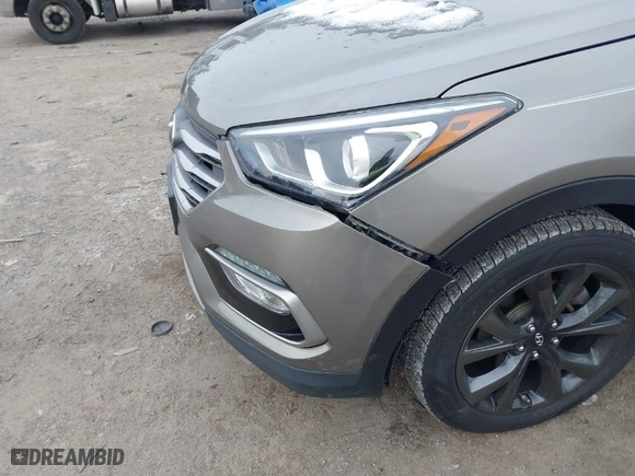 2017 Hyundai Santa Fe Sport 2.0T Ultimate with VIN 5XYZWDLA9HG385419, listed as a IAAI auction lot 41344928 with 88,346 mi miles. Bid and sale history available at carsss.com. Image 6.