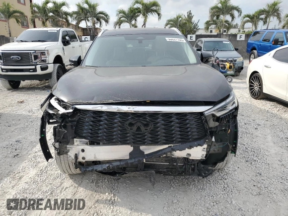 2024 Infiniti QX60 Luxe с VIN 5N1DL1FR1RC345369, выставлен на аукционе Copart как лот 50631105 с пробегом 1 400 миль миль и Списание • Salvage title. История ставок и продаж доступна на DreamBid. Изображение 5.