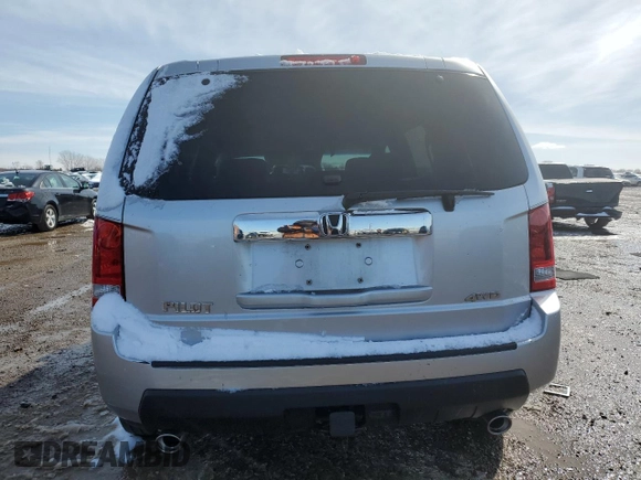 2011 Honda Pilot EX with VIN 5FNYF4H42BB098890, listed as a Copart auction lot 49704515 with 34,337 mi miles and Salvage Title. Bid and sale history available at DreamBid. Image 6.