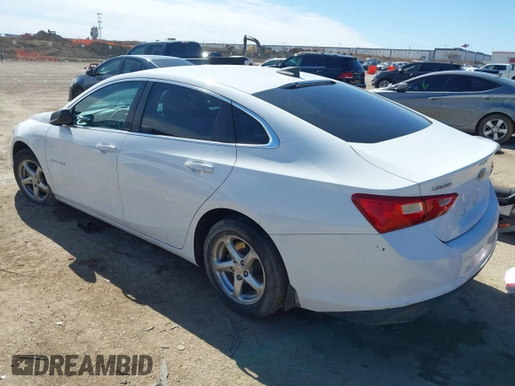 2017 Chevrolet Malibu LS with VIN 1G1ZB5ST2HF279619, listed as a IAAI auction lot 41684928 with 141,495 mi miles and . Bid and sale history available at DreamBid. Image 3.