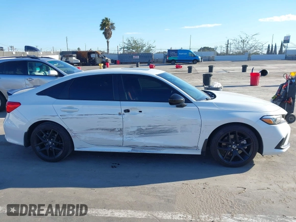 2024 Honda Civic Si with VIN 2HGFE1E51RH470618, listed as a IAAI auction lot 41756006 with 15,056 mi miles and . Bid and sale history available at DreamBid. Image 6.