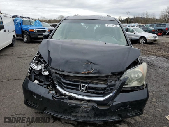 2008 Honda Odyssey EX-L with VIN 5FNRL38638B071778, listed as a Copart auction lot 45528425 with 189,798 mi miles and Salvage Title. Bid and sale history available at carsss.com. Image 5.