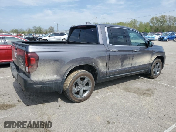 2022 Honda Ridgeline RTL-E z VIN 5FPYK3F71NB017487, wystawiony jako Copart lot #53677605 z przebiegiem 103 804 mil mil oraz Szkoda całkowita • Salvage title. Historia ofert i sprzedaży dostępna na DreamBid. Obrazek 3.