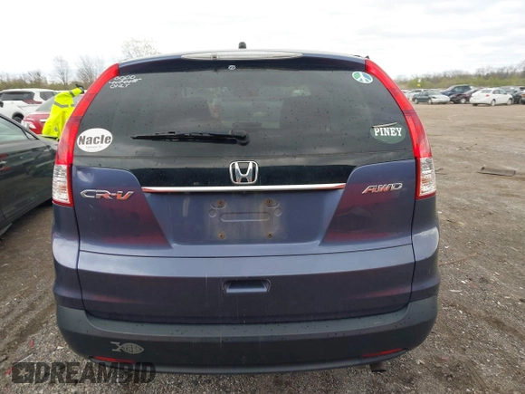 2013 Honda CR-V EX with VIN 2HKRM4H56DH634795, listed as a IAAI auction lot 41996408 with 233,756 mi miles and . Bid and sale history available at carsss.com. Image 16.