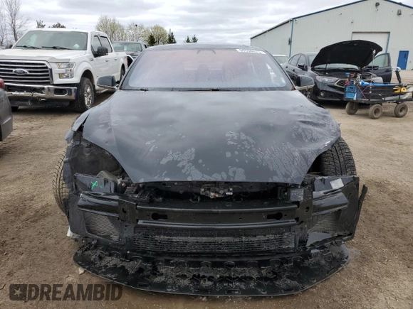 2017 Tesla Model S 100D with VIN 5YJSA1E21HF218273, listed as a Copart auction lot 55598075 with Not provided miles and Salvage title. Bid and sale history available at DreamBid. Image 5.
