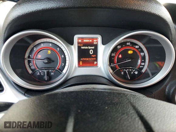 2018 Dodge Journey SE with VIN 3C4PDCAB8JT157882, listed as a Copart auction lot 52501335 with 93,234 mi miles and Salvage Title. Bid and sale history available at carsss.com. Image 9.