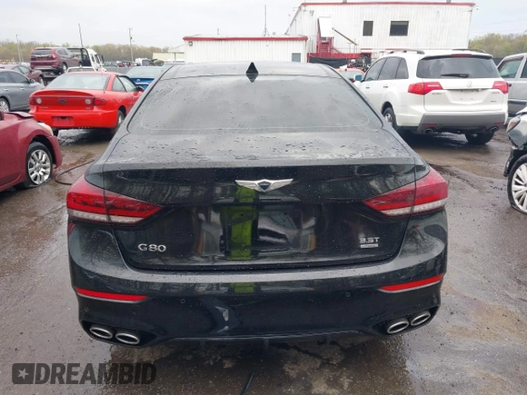 2018 Genesis G80 Sport with VIN KMHGN4JB2JU228949, listed as a IAAI auction lot 41996505 with 102,286 mi miles and . Bid and sale history available at DreamBid. Image 17.