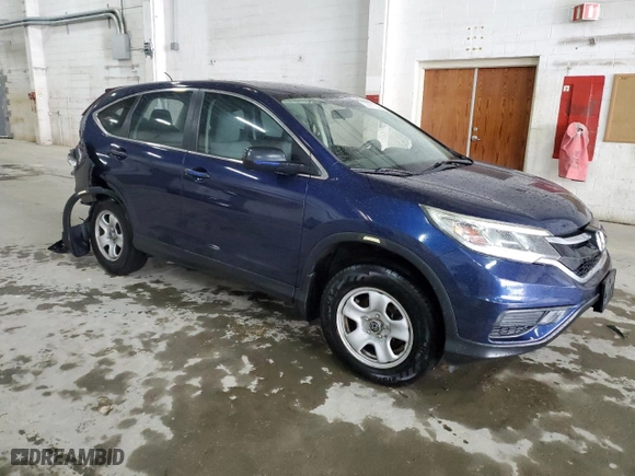2015 Honda CR-V LX with VIN 3CZRM3H32FG712052, listed as a Copart auction lot 52931535 with 104,285 mi miles and Salvage Title. Bid and sale history available at carsss.com. Image 4.