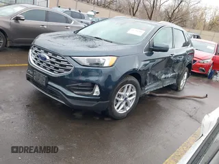 2022 Ford Edge SEL z VIN 2FMPK4J90NBA71360, wystawiony jako IAAI lot #41724316 z przebiegiem 35 309 mil mil oraz . Historia ofert i sprzedaży dostępna na DreamBid. Obrazek 18.