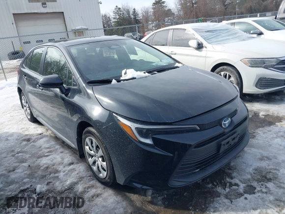 2023 Toyota Corolla Hybrid LE with VIN JTDBDMHE7P3004396, listed as a IAAI auction lot 41606222 with 15,037 mi miles. Bid and sale history available at carsss.com. Image 1.