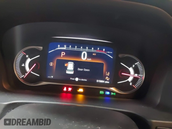 2024 Honda Passport Black Edition with VIN 5FNYF8H86RB001825, listed as a IAAI auction lot 41019497 with 15,884 mi miles and . Bid and sale history available at DreamBid. Image 7.