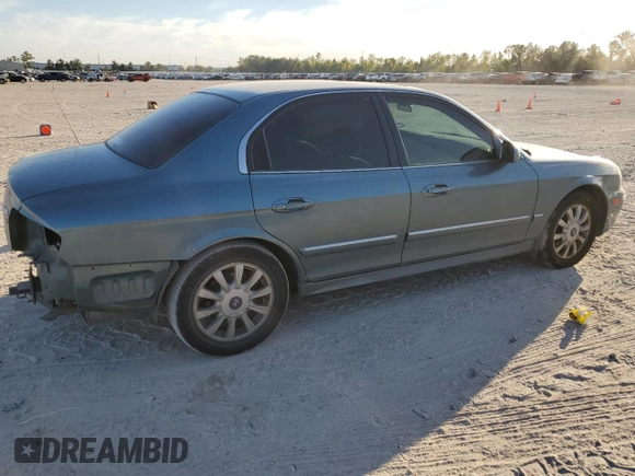 2005 Hyundai Sonata GLS with VIN KMHWF35H45A106280, listed as a Copart auction lot 76607674 with 191,576 mi miles and Salvage Title. Bid and sale history available at carsss.com. Image 3.
