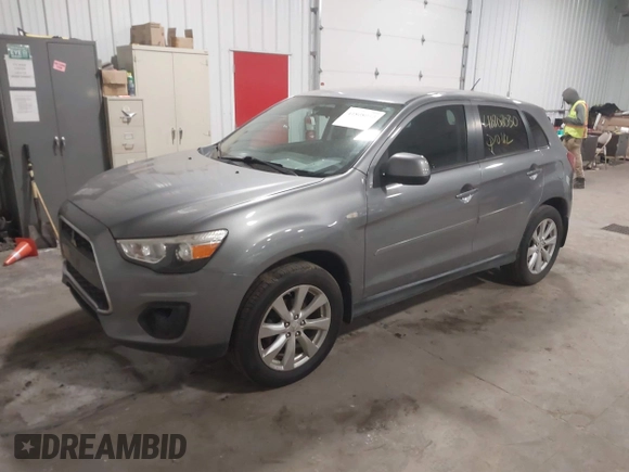 2015 Mitsubishi Outlander Sport ES with VIN 4A4AR3AU0FE014305, listed as a IAAI auction lot 41808030 with 90,753 mi miles. Bid and sale history available at carsss.com. Image 17.