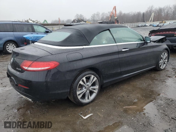 2018 Mercedes-Benz C 300 with VIN WDDWK4KB8JF679594, listed as a Copart auction lot 84834874 with 74,060 mi miles and Salvage title. Bid and sale history available at DreamBid. Image 3.