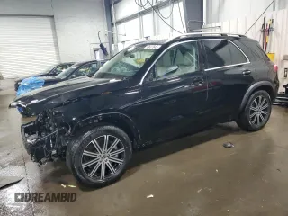 2025 Mercedes-Benz GLE 450 with VIN 4JGFB5KBXSB385683, listed as a Copart auction lot 53837845 with 1,377 mi miles and Salvage title. Bid and sale history available at DreamBid. Image 1.