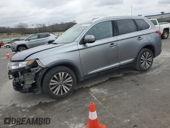 2020 Mitsubishi Outlander ES with VIN JA4AZ3A36LZ021000, listed as a Copart auction lot 49461295 with 77,570 mi miles and Salvage title. Bid and sale history available at DreamBid. Image 1.