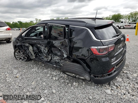 2023 Jeep Compass Latitude Lux z VIN 3C4NJDFN2PT549158, wystawiony jako Copart lot #57506665 z przebiegiem 23 687 mil mil oraz Szkoda całkowita • Salvage title. Historia ofert i sprzedaży dostępna na DreamBid. Obrazek 2.