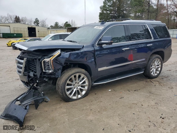 2019 Cadillac Escalade Luxury with VIN 1GYS4BKJ5KR291487, listed as a Copart auction lot 44525015 with 68,089 mi miles and Salvage Title. Bid and sale history available at carsss.com. Image 1.