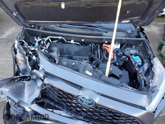2021 Toyota RAV4 Prime XSE with VIN JTMEB3FV9MD071684, listed as a Copart auction lot 43974185 with 0 mi miles and Salvage Title. Bid and sale history available at carsss.com. Image 12.