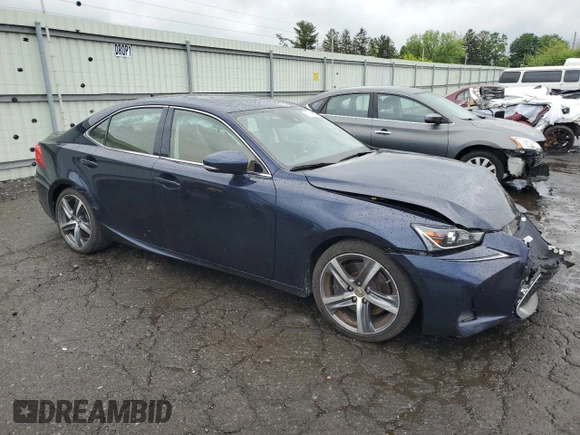 2017 Lexus IS 300 with VIN JTHCM1D26H5025811, listed as a Copart auction lot 56952125 with 49,627 mi miles and Salvage title. Bid and sale history available at DreamBid. Image 4.