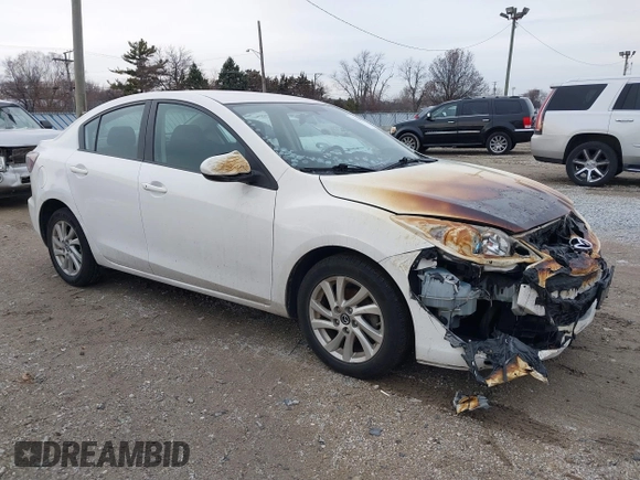 2013 Mazda 3 i Touring with VIN JM1BL1V72D1750785, listed as a IAAI auction lot 41120177 with 86,215 mi miles and . Bid and sale history available at carsss.com. Image 1.