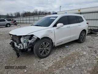2021 Cadillac XT6 Premium Luxury with VIN 1GYKPCRS0MZ116319, listed as a Copart auction lot 44315055 with 61,105 mi miles and Salvage Title. Bid and sale history available at carsss.com. Image 1.