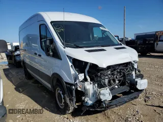 2024 Ford Transit Cargo with VIN 1FTBR1C82RKA03876, listed as a Copart auction lot 84399854 with 8,073 mi miles and Salvage Title. Bid and sale history available at DreamBid. Image 4.