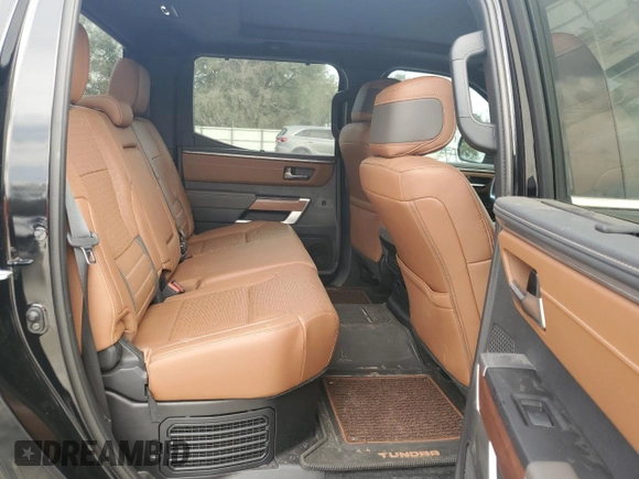 2024 Toyota Tundra 1794 Edition with VIN 5TFMC5DB1RX045003, listed as a Copart auction lot 46123005 with 16,881 mi miles and Salvage title. Bid and sale history available at DreamBid. Image 10.