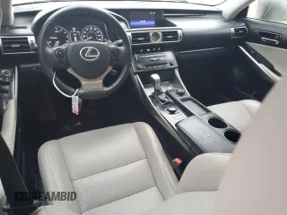 2014 Lexus IS 250 with VIN JTHBF1D25E5004997, listed as a Copart auction lot 57609535 with 100,597 mi miles and Salvage title. Bid and sale history available at DreamBid. Image 8.