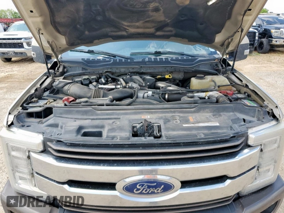 2017 Ford F-250 Lariat with VIN 1FT7W2BT4HEE31276, listed as a Copart auction lot 58258985 with 287,839 mi miles and Salvage title. Bid and sale history available at DreamBid. Image 11.