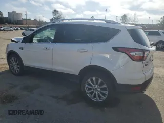 2018 Ford Escape Titanium with VIN 1FMCU0J9XJUA07221, listed as a Copart auction lot 43758165 with 68,805 mi miles and Salvage title. Bid and sale history available at DreamBid. Image 2.