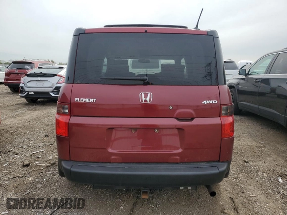 2007 Honda Element EX with VIN 5J6YH27747L003271, listed as a Copart auction lot 54778005 with 153,180 mi miles and Clean Title. Bid and sale history available at DreamBid. Image 6.
