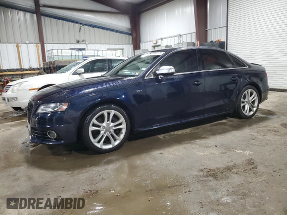 2010 Audi S4 Premium Plus with VIN WAUBGAFL0AA179810, listed as a Copart auction lot 86384174 with 105,719 mi miles and Salvage Title. Bid and sale history available at carsss.com. Image 1.