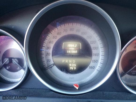 2014 Mercedes-Benz C-Class C 250 with VIN WDDGJ4HB6EG186950, listed as a Copart auction lot 49040995 with 141,564 mi miles and Salvage Title. Bid and sale history available at carsss.com. Image 9.
