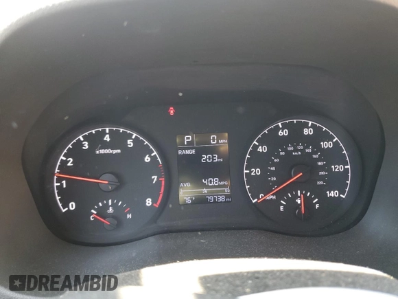 2021 Hyundai Accent SE with VIN 3KPC24A63ME147895, listed as a Copart auction lot 48693865 with 79,738 mi miles and Salvage Title. Bid and sale history available at carsss.com. Image 9.