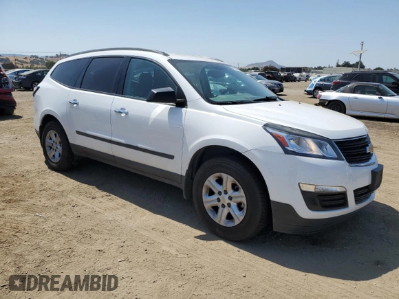 2017 Chevrolet Traverse LS with VIN 1GNKVFKD1HJ160642, listed as a Copart auction lot 60260245 with 109,022 mi miles and Salvage title. Bid and sale history available at DreamBid. Image 4.